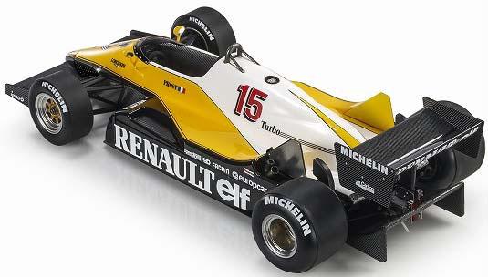ミニカー　1/18 ルノー RE40 1983 イギリスGPウィナー A.プロスト #15 「GP REPLICASシリーズ」 [GRP143A] GP Replicas 1:18 Alain Prost Renault RE40 #15 Winner British