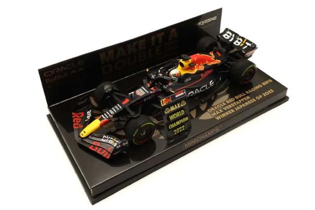 ミニチャンプス 1/43 オラクル レッド ブル レーシング RB18 マックス・フェルスタッペン 日本GP 2022 ウィナー ピットボード付き【413223801】ミニカー 返品種別B 11,975円