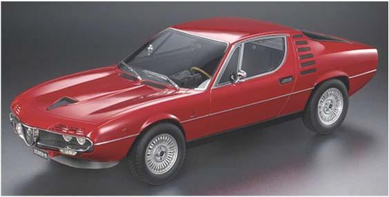 アルファロメオ12/1ミニカー TOPMARQUES 1/12 アルファ ロメオ モントリオール レッド【TOP12-52C