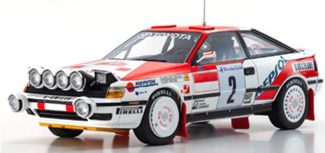 京商 1/18 トヨタ セリカ GT-FOUR(ST165) 1991 モンテカルロ #2【KS08961B】ミニカー  返品種別B