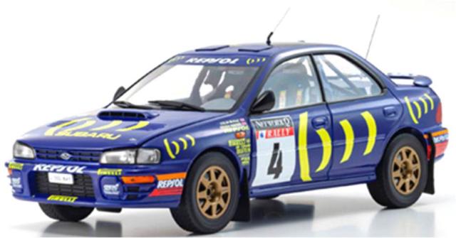 京商 1/18 スバル インプレッサ 1994 RAC #4【KS08962A】ミニカー 返品種別B