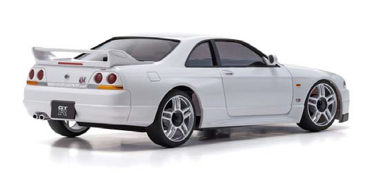 京商 ミニッツAWD 日産 スカイライン GT-R Vスペック(R33) ホワイト 