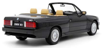 1989 BMW E30 M3 Convertible Diamond Black Metallic Limited 1
