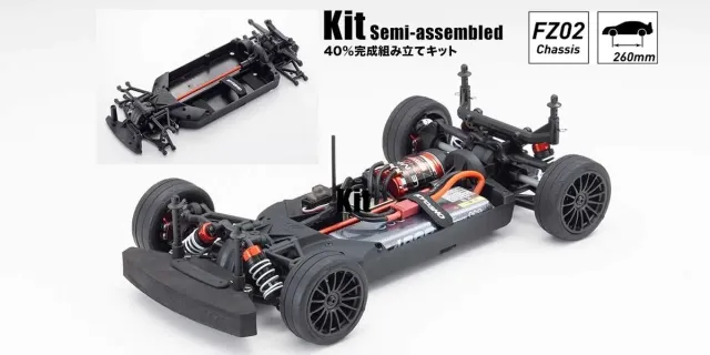京商 【再生産】1/10 電動RC 4WD フェーザーMk2 FZ02 シャシーキット【34461C】ラジコン 返品種別B
