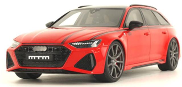 GTスピリット 1/18 アウディ RS6(C8) MTM アバント 2021(レッド)【GTS432】ミニカー 返品種別B
