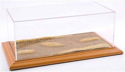 ATLANTIC CASE 【再生産】1/18-1/24 ジオラマ ディスプレイベース ”DESERT ROAD”＆アクリルケース【ATL30102】ミニカー  返品種別B