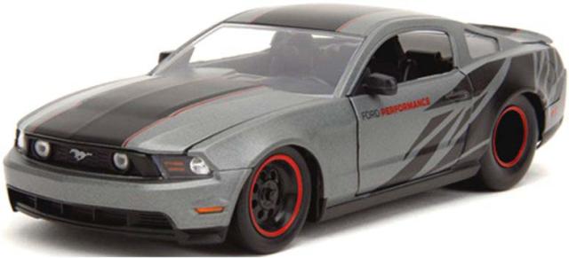 Jada Toys 1/24 2010 フォード マスタング GT グレー/ブラックグラフィックス【JADA34210】ミニカー 返品種別B