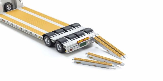 京商 1/43 日本トレクス 重機運搬用セミトレーラ (グレー