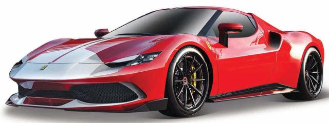 ブラゴ 1/18 Ferrari 296 GTB アセット フィオラノ レッド/ホワイト【18-16017RW】ミニカー  返品種別B