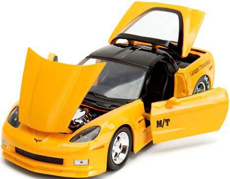 Jada Toys 1/24 2006 シェビー コルベット Z06 イエロー【JADA34204