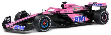 ソリド 1/18 アルピーヌ A523 プレゼンテーション ブルーエディション 2023 (ピンク)【S1808806】ミニカー  返品種別B