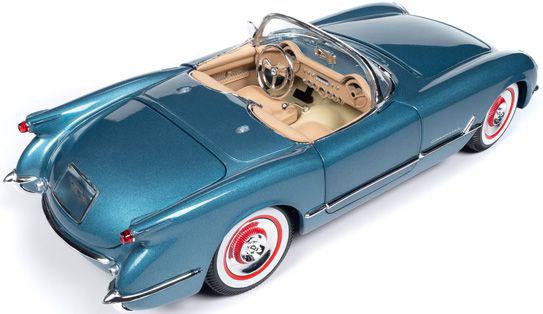 ミニカー　1/18 1954 シェビー コルベット コンバーチブル(ペナントブルー) [AMM1341] アメリカンマッスル 1/18 1954 シェビー コルベット