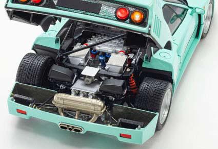 京商 1/18 フェラーリ F40 (ミントグリーン)【KS08416MG】ミニカー