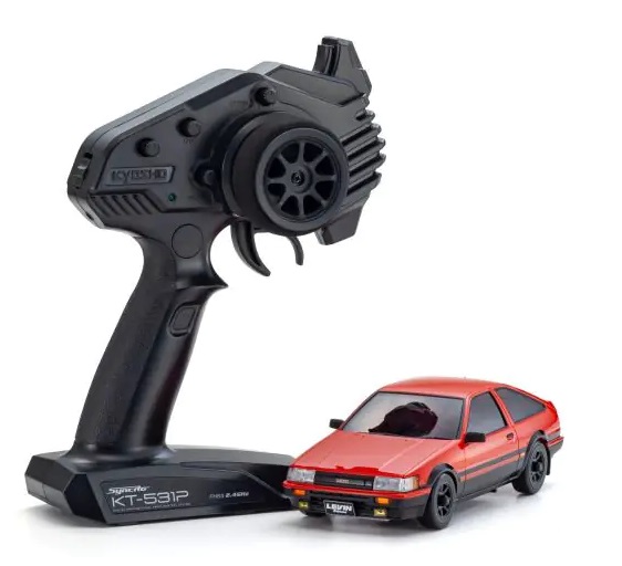 京商 ミニッツAWD レディセット MA-020 r/s トヨタ カローラレビン AE86 レッド/ブラック【32641RBK】ラジコン 返品種別B