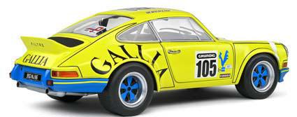 ソリド 1/18 ポルシェ 911 RSR 1973 #105 (イエロー)【S1801118】ミニカー 返品種別B