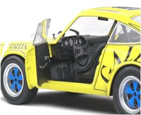 ソリド 1/18 ポルシェ 911 RSR 1973 #105 (イエロー)【S1801118】ミニカー 返品種別B