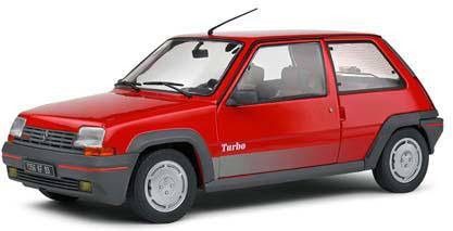 ソリド 1/18 ルノー 5 GT ターボ Mk.1 1985 (レッド)【S1810001】ミニカー  返品種別B