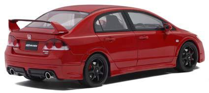 OttOmobile 1/18 ホンダ シビック 無限 RR (FD2) 2008 (レッド)【OTM1019】ミニカー  返品種別B