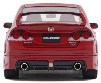 OttOmobile 1/18 ホンダ シビック 無限 RR (FD2) 2008 (レッド)【OTM1019】ミニカー  返品種別B