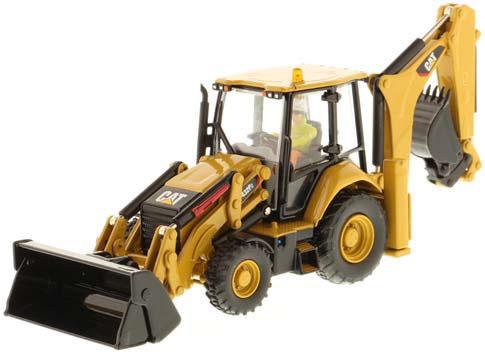 DIECAST MASTERS 【再生産】1/50 ハイラインシリーズ Cat 432F2 サイド シフト バックホー ローダー【DM85249H】ミニカー 返品種別B