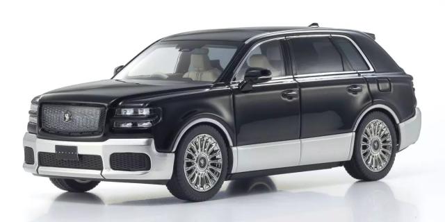 京商 1/43 トヨタ センチュリー (麟鳳/ブラックxシルバー)【KS03926BS】ミニカー  返品種別B