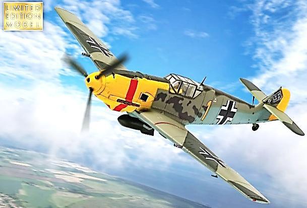 CORGI 1/72 メッサーシュミット Me109E-4/B 'イエロー 1' ウォルター・ラップ中尉 (バトル オブ ブリテン 85)【CGAA28009】ミニカー 返品種別B
