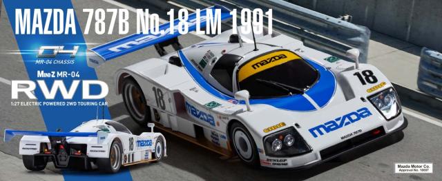 京商 ミニッツRWD MR-04 レディセット マツダ 787B No.18 LM 1991