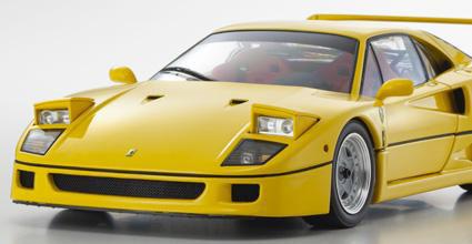 京商 【再生産】1/18 フェラーリ F40 (イエロー)【KS08416Y】ミニカー 返品種別B
