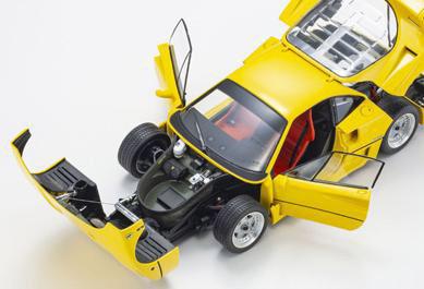 京商 【再生産】1/18 フェラーリ F40 (イエロー)【KS08416Y】ミニカー 返品種別B