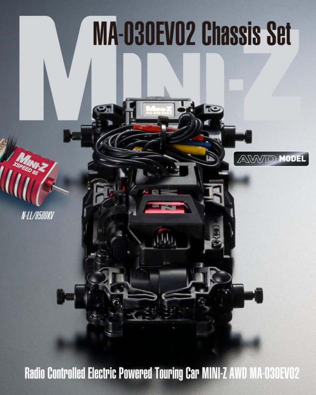 のん 京商 ミニッツAWD MA-030EVO2シャシーセット【32181】ラジコン 返品