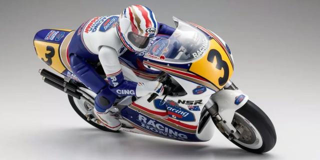 京商 1/8 電動RCバイク組立キット EP バイク ハングオンレーサー シリーズ Honda NSR500 1991【34937T1】ラジコン 返品種別B