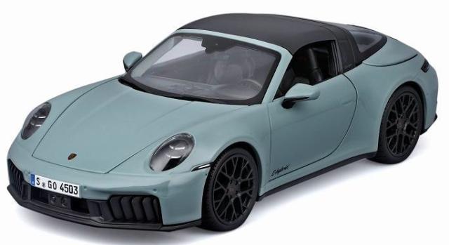 Maisto 1/18 ポルシェ 911 タルガ 4 GTS(992.2)メタリックグリーン(シェイドグリーン)【MS31470GN】ミニカー  返品種別B