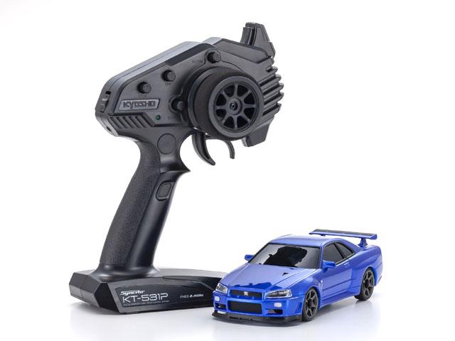 京商 ミニッツAWD MA020 r/s 日産 スカイラインGT-R(R34)VスペックII ブルー【32658MB】ラジコン 返品種別B 19,523円