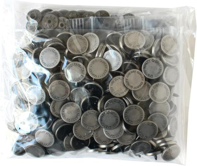 CHERRYLABEL SMS15-2THS-100 サンメタルスナップ 両面メタル風 15mm アンティークシルバー[SMS152THS100] 返品種別B
