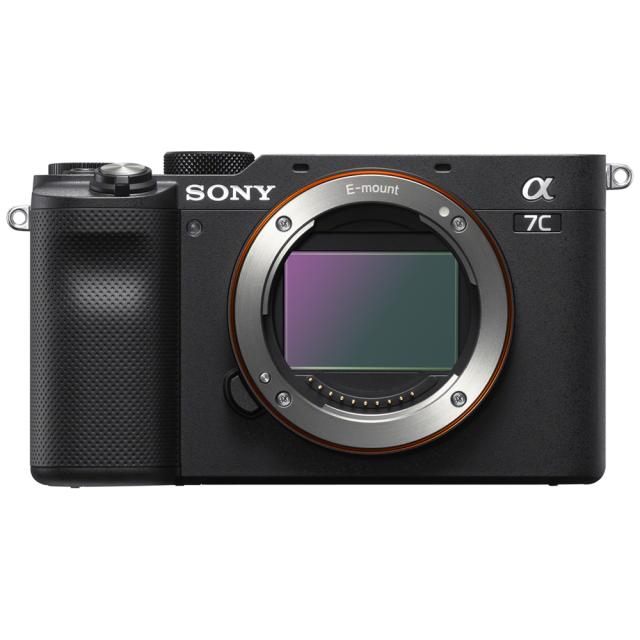ソニー ILCE-7C-B フルサイズミラーレス一眼カメラ「α7C」ボディ（ブラック）SONY[ILCE7CB] 返品種別A
