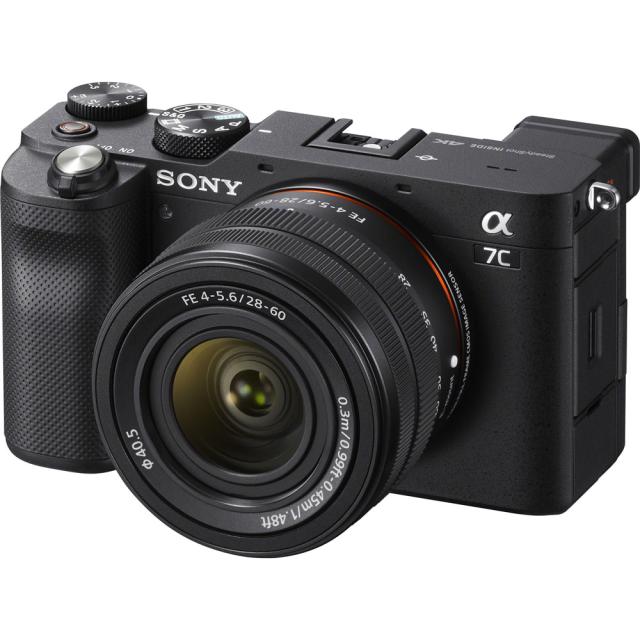 ソニー ILCE-7CL-B フルサイズミラーレス一眼カメラ「α7C」ズームレンズキット（ブラック）SONY[ILCE7CLB] 返品種別A