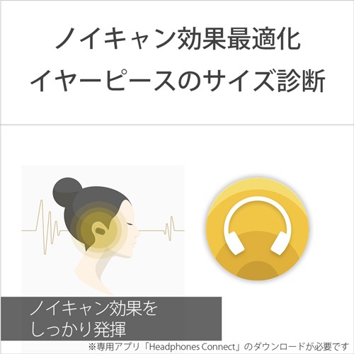 ソニー ノイズキャンセリング機能搭載完全ワイヤレス Bluetooth