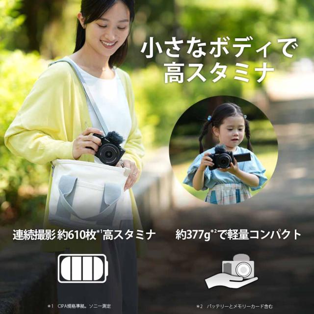 ソニー ZV-E10M2-W デジタルカメラ「VLOGCAM ZV-E10 II」ボディ（ホワイト）SONY[ZVE10M2W] 返品種別A