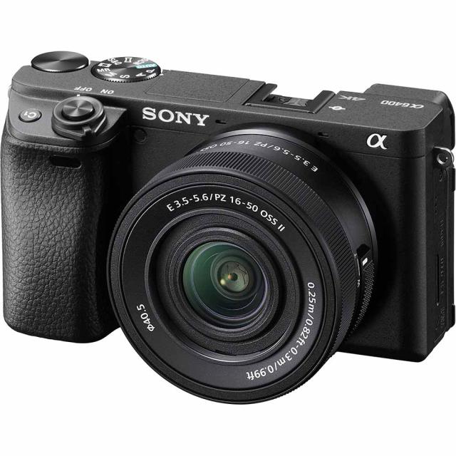 ソニー ILCE-6400K-B ミラーレス一眼カメラ「α6400」パワーズームレンズキット（ブラック）SONY[ILCE6400KB] 返品種別A_1