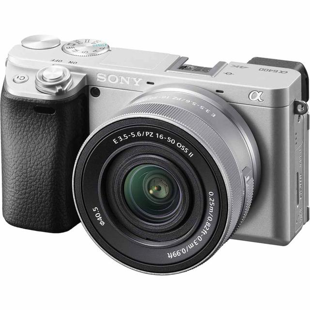 ソニー ILCE-6400K-S ミラーレス一眼カメラ「α6400」パワーズームレンズキット（シルバー）SONY[ILCE6400KS] 返品種別A_1