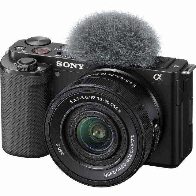 ソニー ZV-E10K-B デジタルカメラ「VLOGCAM ZV-E10」パワーズームレンズキット（ブラック）SONY[ZVE10KB] 返品種別A_1