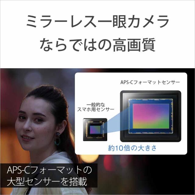 ソニー ZV-E10K-B デジタルカメラ「VLOGCAM ZV-E10」パワーズームレンズキット（ブラック）SONY[ZVE10KB] 返品種別A_7