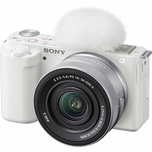ソニー ZV-E10K-W デジタルカメラ「VLOGCAM ZV-E10」パワーズームレンズキット（ホワイト）SONY[ZVE10KW] 返品種別A_1