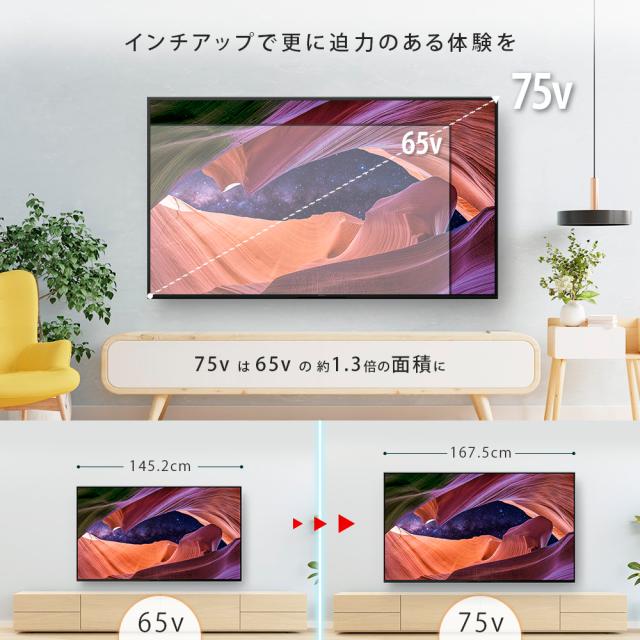 ソニー KJ-65X83L 65V型 液晶テレビ［BS・CS 4Kチューナー内蔵］SONY　BRAVIA（ブラビア）　X83Lシリーズ[KJ65X83L] 返品種別A_7