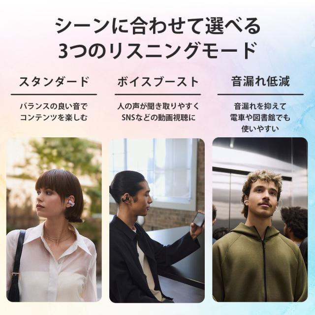 ソニー WF-LC900-VZ イヤーカフ型完全ワイヤレスBluetoothイヤホン（ラベンダー）SONY　LinkBuds Clip[WFLC900VZ] 返品種別A_5
