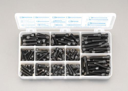 エスコ EA949AD-14 No6-1/4 六角穴付ボルトセット(UNC.UNF)ESCO[EA949AD14] 返品種別B