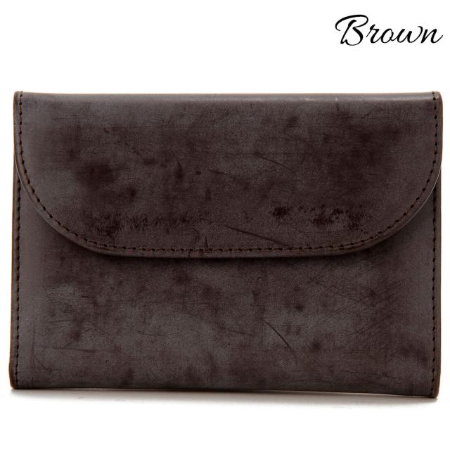 モンテスピガ MOSBHSD002BR ブライドルレザー 三つ折り財布（ブラウン）monte SPIGA[MOSBHSD002BR] 返品種別B モンテスピガ MOSBHSD002BR ブライドルレザー 三つ折り財布（ブラウン