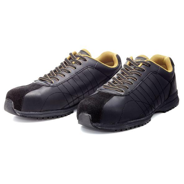 ドンケル DG-22-BK-24.5 ダイナスティグリップ 安全スニーカー ブラック 24.5cm JSAA規格 A種認定DONKEL[DG22BK245] 返品種別B