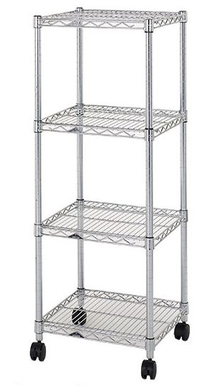 ルミナス スチールラック 4段 (幅46×奥行46×高さ126cm) NLH4612-4返品種別A 7,560円