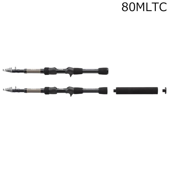 プロックス MST80MLTC マイクロソルトTE 80MLTC 8.0ft 振出竿 ベイトPROX コンパクトロッド[MST80MLTC] 返品種別A
